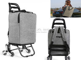 Foto van Meubels climbing shopping cart trolley for elderly luggage case folding trailer household portable b