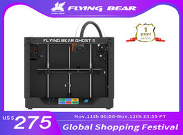 Foto van Computer 2020 popular flyingbear ghost 5 3d printer full metal frame diy kit with color touchscreen 