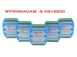 Foto van Beveiliging en bescherming 8 channel input temperature sensor ds18b20 module rs485 rtu modbus wp3066
