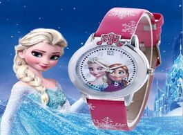Foto van Horloge children s cartoon watch elsa princess kids wrist watches quartz clock for girls boys gifts 