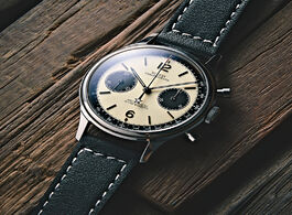 Foto van Horloge chronograph mechanical watch st1901 original movement sapphire 5 atm waterproof swan neck re