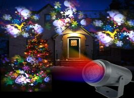 Foto van Lampen verlichting 16 patterns new year led laser projector light christmas snowflake elk projection