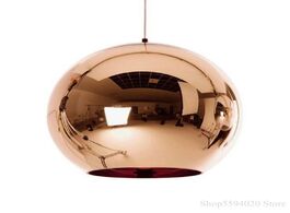Foto van Lampen verlichting copper glass ball pendant lighting globe lustre lights mirror hanging lamp kitche