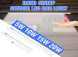 Foto van Lampen verlichting 5v usb power smart led kitchen light hand sweep sensor lamp 2835smd closet backli
