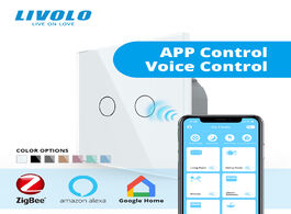 Foto van Elektrisch installatiemateriaal livolo app touch control zigbee wifi smart switch home automation wi