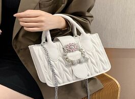 Foto van Tassen sweet lady tote bag 2020 fashion new high quality pu leather women s designer handbag diamond