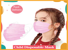 Foto van Schoonheid gezondheid 20 50 100pcs disposable child medical mask 3 layer non woven anti dust breatha