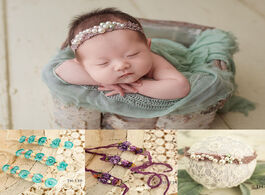 Foto van Baby peuter benodigdheden pearl flower headbands newborn photography prop studio photo infant headwe
