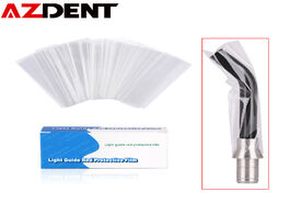 Foto van Schoonheid gezondheid 200pcs box disposable dental light curing head plastic covers guide rod protec