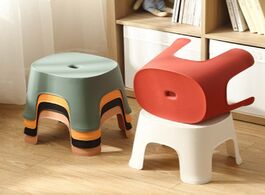 Foto van Meubels bathroom row sofa stool household plastic thicken non slip shoe bench child foot