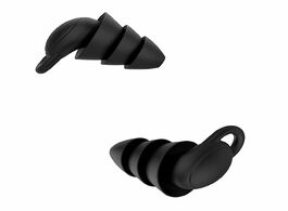 Foto van Beveiliging en bescherming reusable silicone ear plugs waterproof noise reduction earplugs for sleep