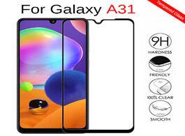 Foto van Telefoon accessoires 9h full cover tempered glass for samsung a31 a30 a30s protective galaxy a 30 s 
