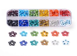 Foto van Sieraden 1box mixed color handmade round evil eye lampwork beads for jewelry making diy 6mm 8mm 10mm
