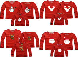 Foto van Baby peuter benodigdheden family christmas matching clothes full sleeve mother daughter t shirts elf