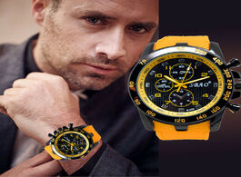 Foto van Horloge luxury men sport quartz watch stainless steel digital dial wristwatch s modern fashion watch