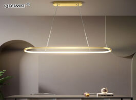 Foto van Lampen verlichting rectangle modern led pendant lamps for living room restaurant bedroom decorative 