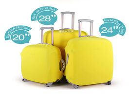 Foto van Tassen thicker suitcase protective covers apply to 18 30 inch case elastic luggage cover stretch 4 c