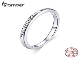 Foto van Sieraden bamoer authentic 925 sterling silver promise finger rings for women engagement statement lu