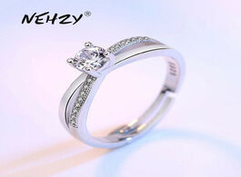 Foto van Sieraden nehzy 925 sterling silver new jewelry high quality fashion woman open ring retro size adjus