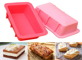 Foto van Huis inrichting silicone cake mold rectangle pan bakeware molds for bread toast baking diy kitchen s