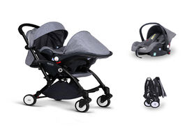 Foto van Baby peuter benodigdheden 2020 stroller three in one safety basket car seat multi function super lig
