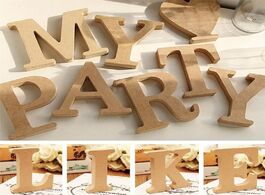 Foto van Huis inrichting vintage wooden alphabet high quality design english diy crafts birthday party weddin