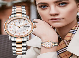 Foto van Horloge starking women mechanical watch miyota movt stainless steel wristwatch sapphire automatic se