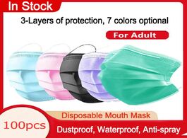 Foto van Schoonheid gezondheid meltblown medical masks disposable health face mouth mask dust proof anti poll
