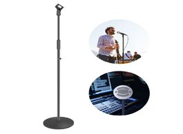Foto van Elektronica neewer compact base microphone floor stand with mic holder adjustable height from 39.9 t