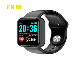 Foto van Horloge y68 sports smart watches for men women blood pressure smartwatch tracker heart rate fitness 