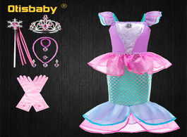 Foto van Baby peuter benodigdheden summer little mermaid girl costume infant princess party gowns holiday fai