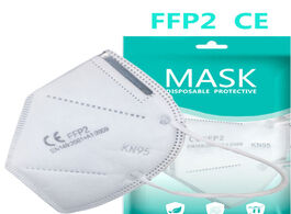 Foto van Beveiliging en bescherming mascherine fpp2 protective mouth mask kn95 face dust filters masks reusab