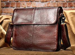 Foto van Tassen westal men s bags genuine leather shouler bag for messenger crossbody handbag shoulder flap z
