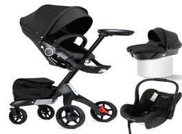 Foto van Baby peuter benodigdheden dsland stroller 3 in 1 luxury high land scape sitting coches para bebe bas