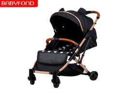 Foto van Baby peuter benodigdheden free shipping 5.8kg stroller ultra light portable folding umbrella four wh