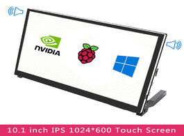 Foto van Computer 10.1 inch lcd raspberry pi 4 ips capacitive touch screen 1024x600 display with speacker hol
