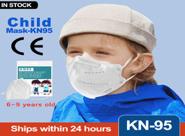 Foto van Beveiliging en bescherming kids ffp2 kn95 mask 4 layers mascarillas infantil for 6 9 years old child