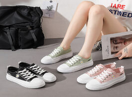 Foto van Schoenen trend hot sale woman casual sneakers wear resistant non slip little white shoes outdoor com