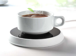 Foto van Huishoudelijke apparaten electric mug warmer office coffee cup touch control constant temperatures t