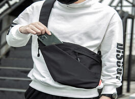 Foto van Tassen gun bag men s ultra thin chest shoulder personal anti theft messenger multi function backpack