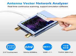 Foto van Gereedschap nano vna vector network analyzer 50khz 900mhz digital touching screen shortwave mf hf vh