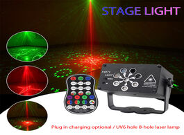 Foto van Lampen verlichting mini rgb disco light usb rechargeable 240 patterns lighting dj led laser stage pr