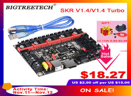 Foto van Computer bigtreetech btt skr v1.4 turbo 32 bit control board upgrade v1.3 tmc2208 tmc2209 driver for