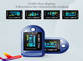 Foto van Schoonheid gezondheid new small size compact oled display finger fingertip blood pulse oximeter medi