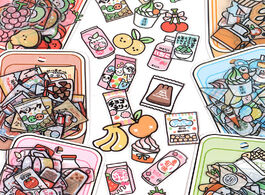 Foto van Kantoor school benodigdheden 40 pcs set snack shop series decorative cute stationery pvc stickers sc