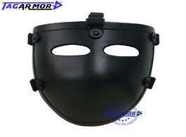 Foto van Beveiliging en bescherming ballistic face mask bullet proof visor nij level iiia 3a aramid bulletpro