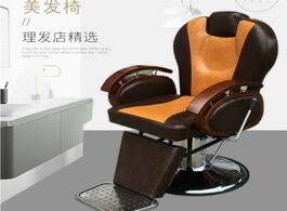 Foto van Meubels old fashioned solid wood men s lifting and lowering shaving chair hairdressing barber hot dy