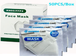 Foto van Beveiliging en bescherming mascarillas ffp2reutilizable kn95 mask safety dust face masks mouth prote