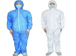 Foto van Baby peuter benodigdheden disposable coverall safety clothing surgical medical protective overall su