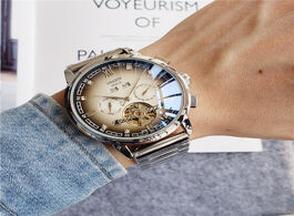 Foto van Horloge limitde edition top custom brand luxury tourbillon automatic mechanical wristwatch self wind